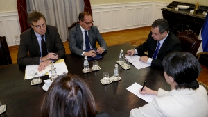 Meeting of Minister Dacic with the ambassadors of Italy and Germany