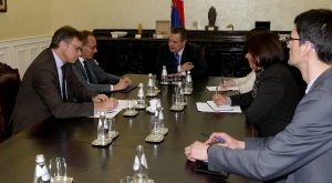 Meeting of Minister Dacic with the ambassadors of Italy and Germany