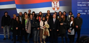 Press Conference held by Minister Dacic at Kombank Arena