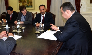 Meeting of MInister Dacic with Ambassador of Iraq