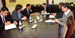 Meeting of MInister Dacic with Ambassador of Iraq