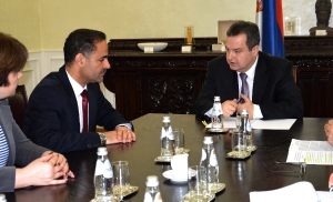 Meeting of MInister Dacic with Ambassador of Iraq