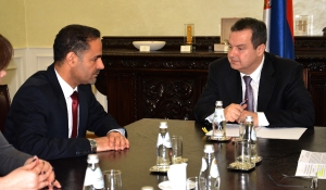 Meeting of MInister Dacic with Ambassador of Iraq