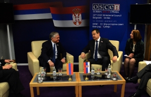 Meeting of Minister Dacic with MFA of Armenia