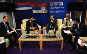 Meeting of Minister Dacic with MFA of Mongolia