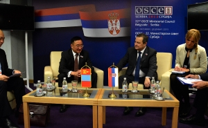 Meeting of Minister Dacic with MFA of Mongolia