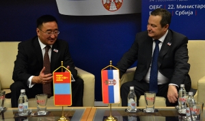 Meeting of Minister Dacic with MFA of Mongolia