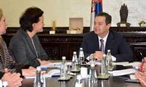 Meeting of Minister Dacic with Angelina Eichorst