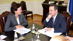 Meeting of Minister Dacic with Angelina Eichorst