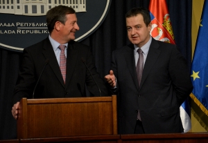 Meeting of Prime Minister Vucic and Minister Dacic with MFA of Slovenia