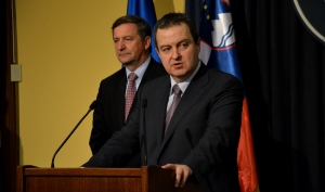 Meeting of Prime Minister Vucic and Minister Dacic with MFA of Slovenia