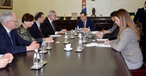 Meeting of Minister Dacic with the delegation of the World Jewish Restitution Organization