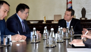 Meeting of Minister Dacic with the Ambassador of Kazakhstan