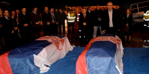 Flights with the remains of two officers of the Serbian Embassy in Libya landed in Belgrade