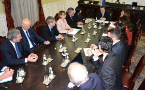 Minister Dacic with a delegation of the Committee on European Affairs of the French Republic