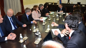 Minister Dacic with a delegation of the Committee on European Affairs of the French Republic