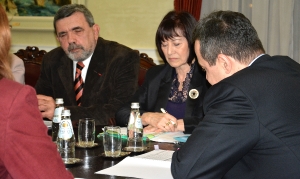 Minister Dacic with a delegation of the Committee on European Affairs of the French Republic