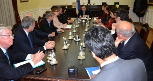 Minister Dacic with a delegation of the Committee on European Affairs of the French Republic