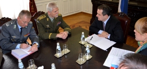 Meeting of Minister Dacic with General Petr Pavel