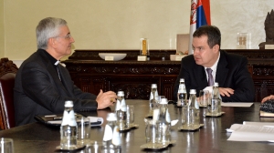 Meeting of MInister Dacic with Apostolic Nuncio of the Holy See in Belgrade