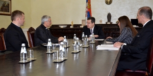 Meeting of MInister Dacic with Apostolic Nuncio of the Holy See in Belgrade