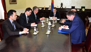 Minister Dacic with Ambassador Chepurin