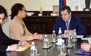 Minister Dacic with Ambassador of Brazil