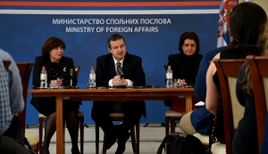 Minister Dacic held a lection to students from the Yale