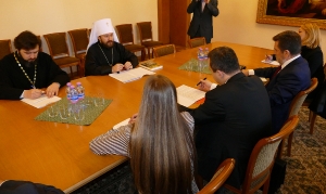 Meeting of Minister Dacic with the Metropolitan Hilarion