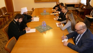 Meeting of Minister Dacic with the Metropolitan Hilarion