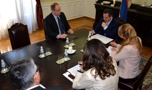 Meeting of Minister Dacic with Ambassador of Estonia