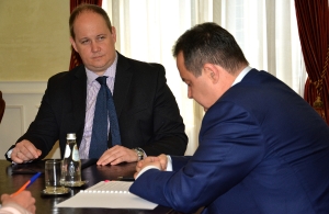 Meeting of Minister Dacic with Ambassador of Estonia