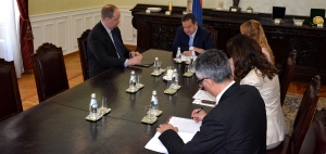 Meeting of Minister Dacic with Ambassador of Estonia
