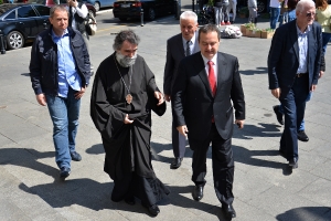 Minister Dacic viisited Church of Saint Sava