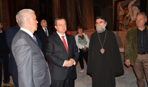 Minister Dacic viisited Church of Saint Sava