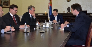 Minister Dacic with Ambassador Chepurin
