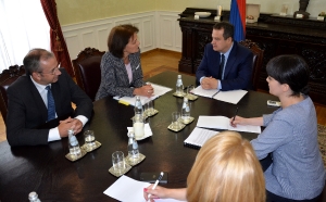 Minister Dacic meets Angelina Eichhorst