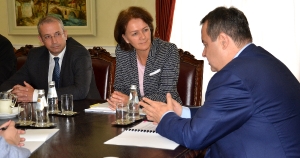 Minister Dacic meets Angelina Eichhorst