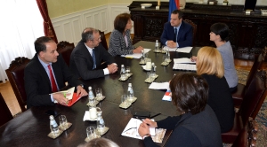 Minister Dacic meets Angelina Eichhorst