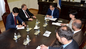 Meeting of Minister Dacic with Ambassador of Romania