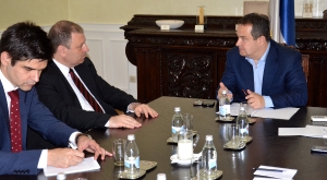 Meeting of Minister Dacic with Ambassador of Romania