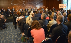 Minister Dacic at the panel discusion