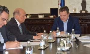 Minister Dačić meets with the Ambassador of Egypt