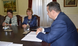 Minister Dacic meets with the Ambassador of France