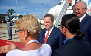 Welcoming Minister Dacic in Venezuela 