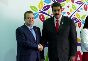 President of Venezuela greets Minister Dacic