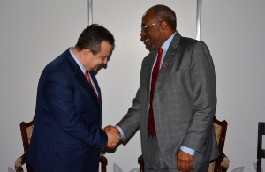 Meeting of Minister Dacic with Prime Minister of Uganda