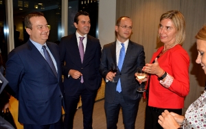 Working dinner Dacic - Mogherini