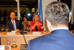 Working dinner Dacic - Mogherini