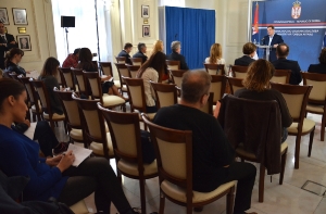 Press conference by Minister Dacic for October